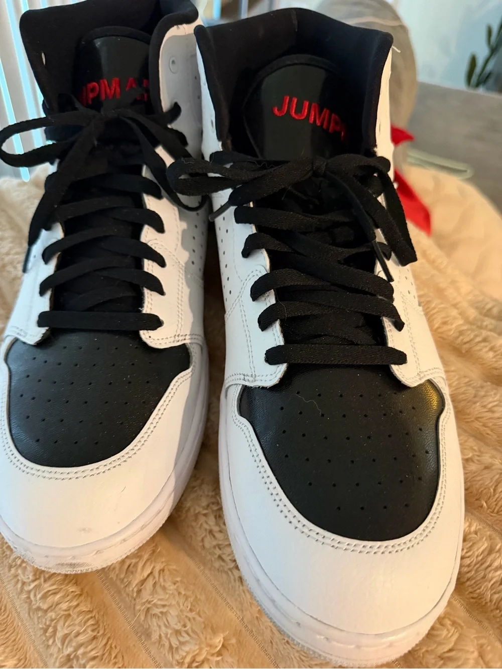 Men’s Jordan Size 14 High Top Shoes worn twice